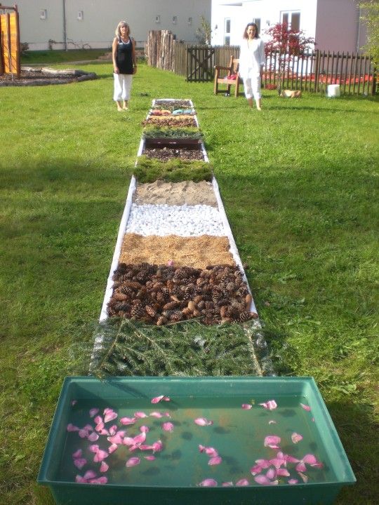 Outdoor sensory cheap play area